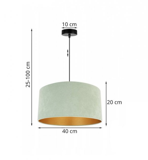 Lampa wisząca z abażurami - MEDIOLAN 2360/1/PZ LIGHT HOME