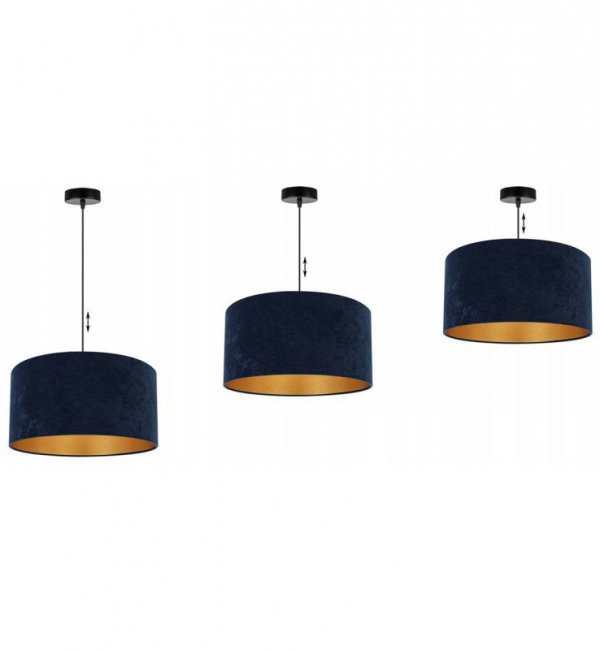 Lampa wisząca z abażurami - MEDIOLAN 2360/1/GZ LIGHT HOME