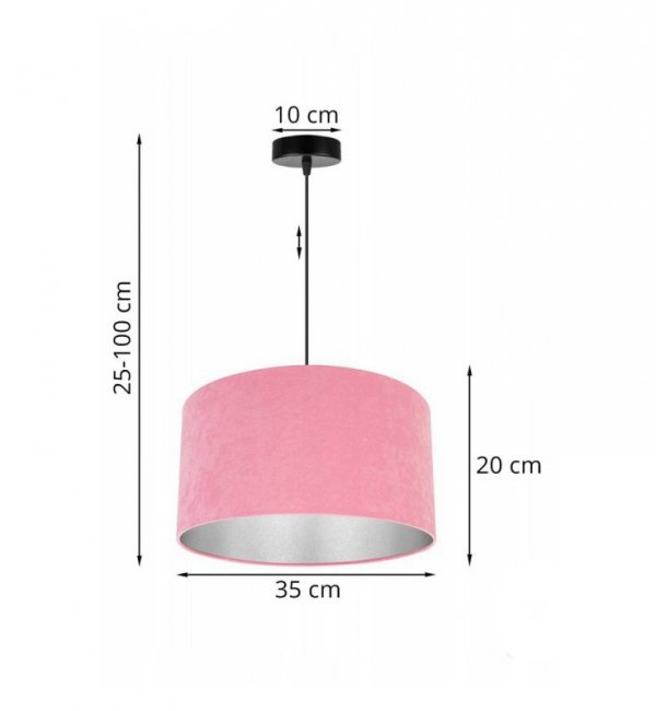 Lampa wisząca z abażurami - MEDIOLAN 2365/1/35/RC LIGHT HOME