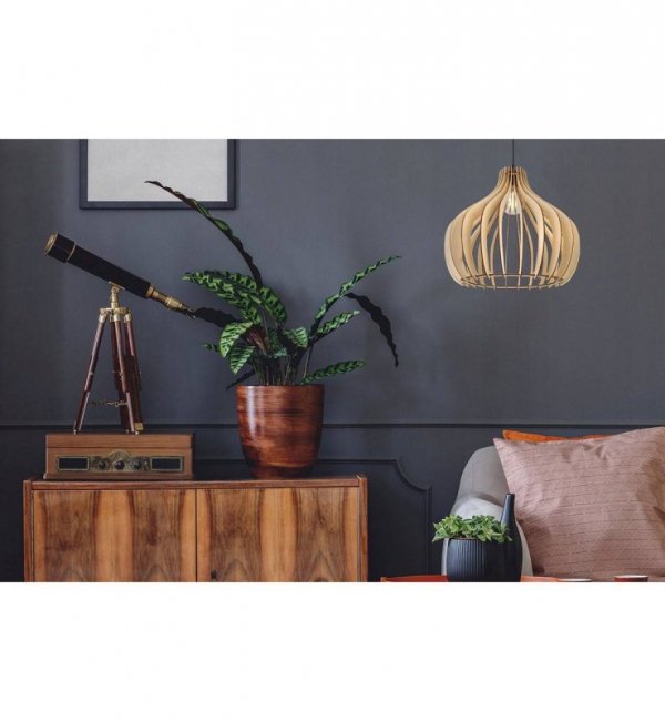 Zwis wiszący pojedynczy dekoracyjny - TIMBER 2363/1 LIGHT HOME