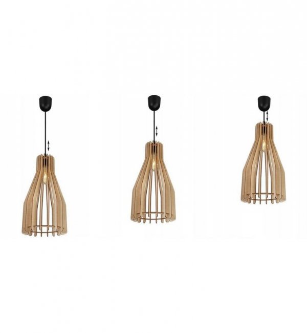 Zwis wiszący pojedynczy dekoracyjny - TIMBER 2364/1/LP LIGHT HOME