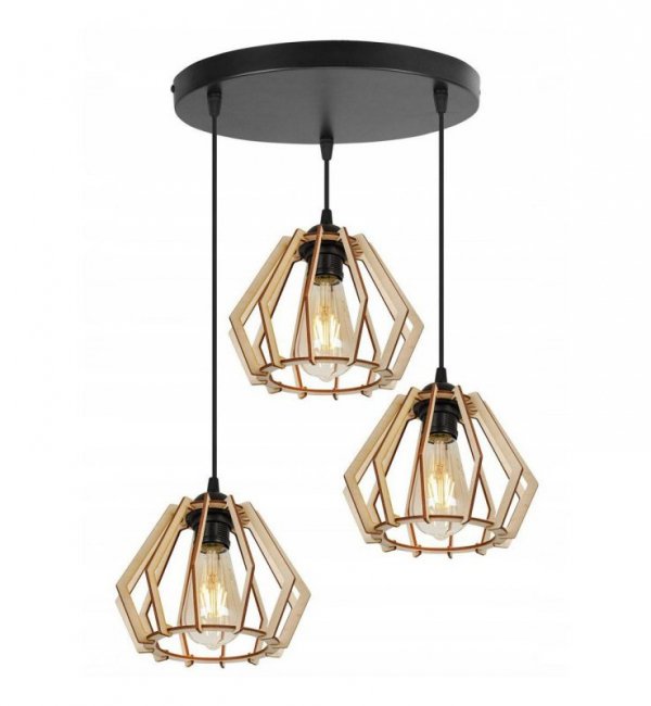 Lampa wisząca nowoczesna - TIMBER 2360/3/OW LIGHT HOME