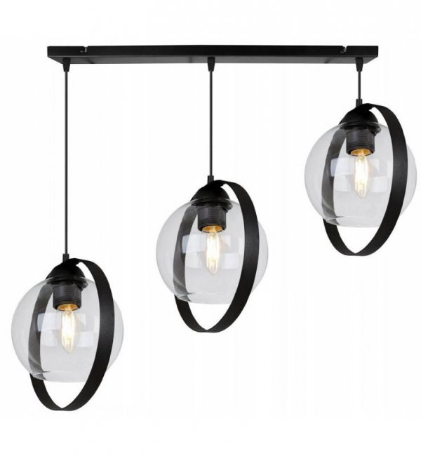 Lampa sufitowa ze szklanymi kloszami - RING HAGA 2346/3/B LIGHT HOME