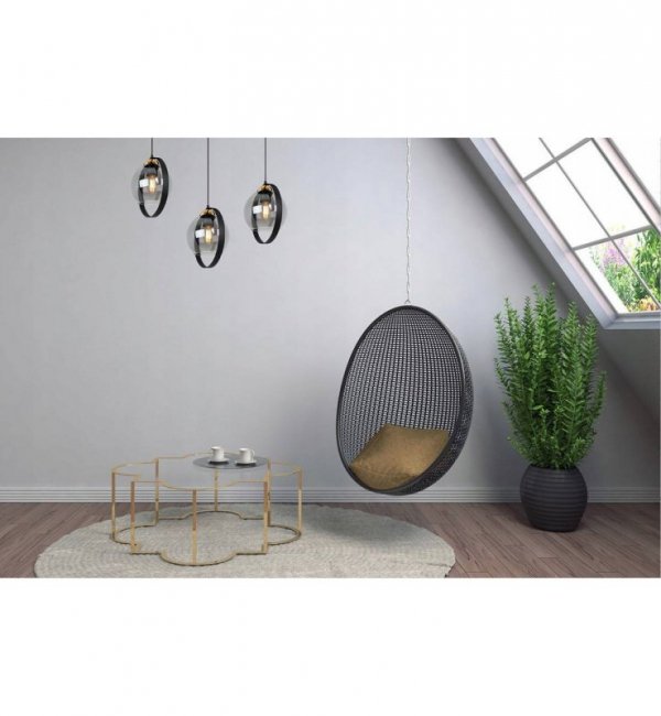 Lampa sufitowa ze szklanymi kloszami - RING HAGA 2346/3/G LIGHT HOME