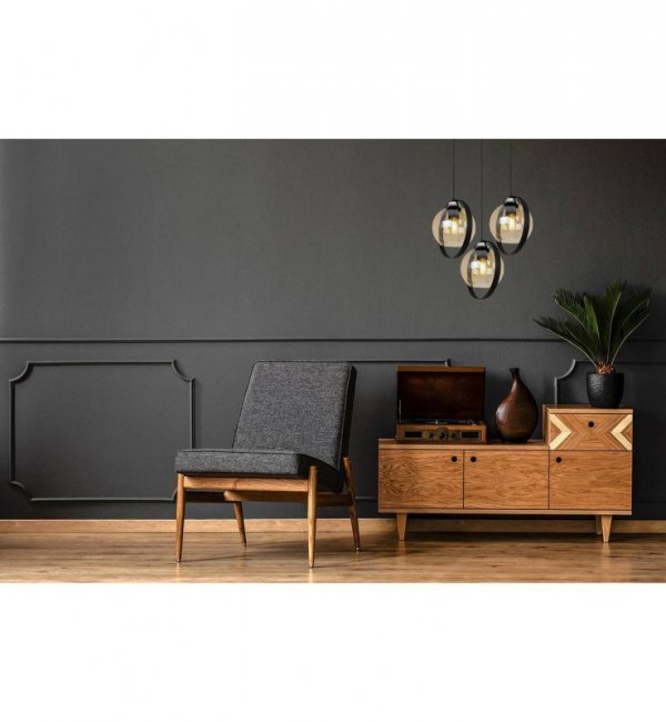 Lampa sufitowa ze szklanymi kloszami - RING HAGA 2346/3/OW/M LIGHT HOME