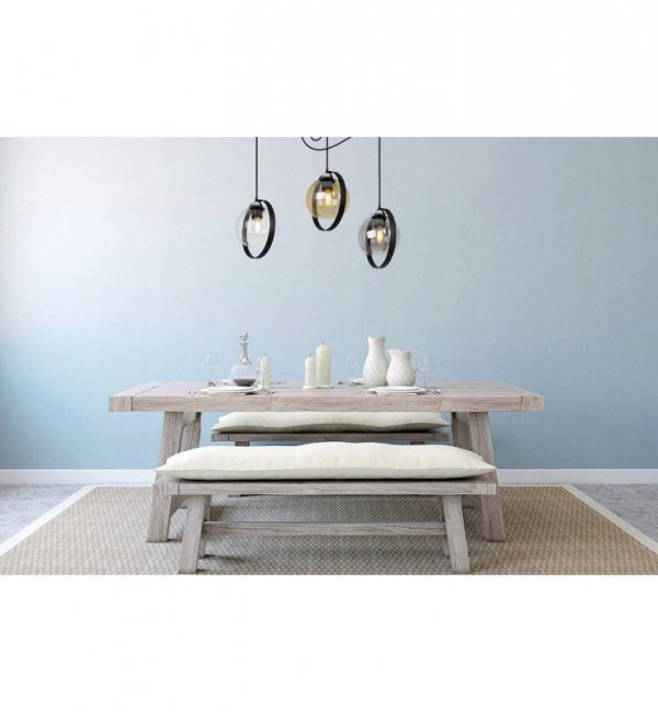 Lampa wisząca ze szklanymi kloszami - SPIDER RING HAGA 2346/3/MIX LIGHT HOME