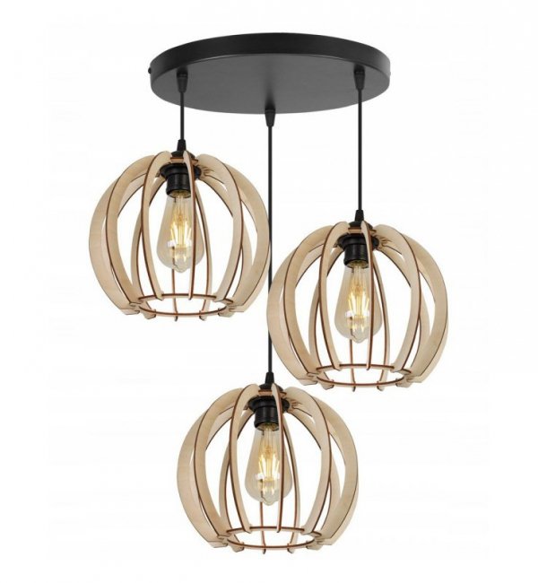 Lampa wisząca nowoczesna - TIMBER 2361/3/OW LIGHT HOME