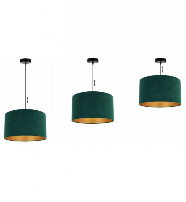 Lampa wisząca z abażurami -  MEDIOLAN 2360/1/35/ZZ LIGHT HOME