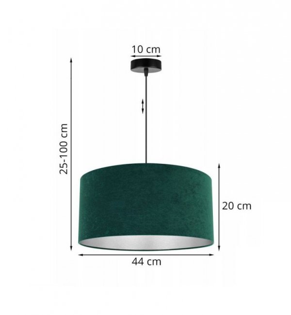 Lampa wisząca z abażurami - MEDIOLAN 2365/1/44/ZC LIGHT HOME