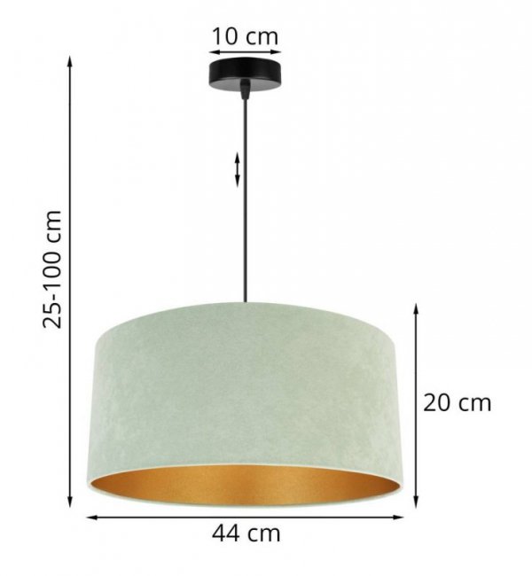 Lampa wisząca z abażurami - MEDIOLAN 2360/1/44/PZ LIGHT HOME