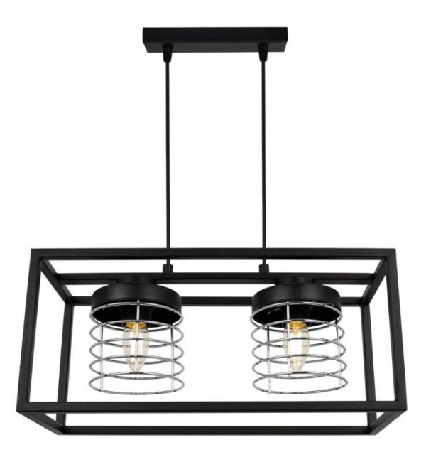 Lampa wisząca nowoczesna - RASTI CAGE 2370/2/CH LIGHT HOME
