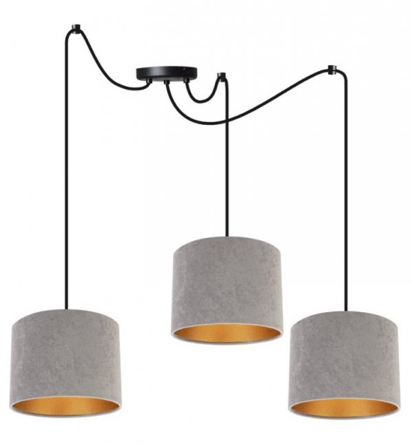 Lampa wisząca z abażurami - SPIDER MEDIOLAN 2360/3 LIGHT HOME