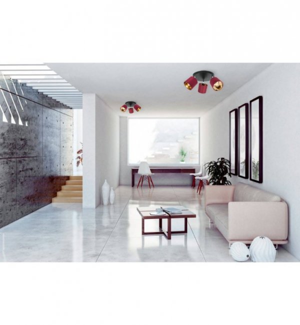 Plafon nowoczesny - GAMA 2125/3OP/K LIGHT HOME