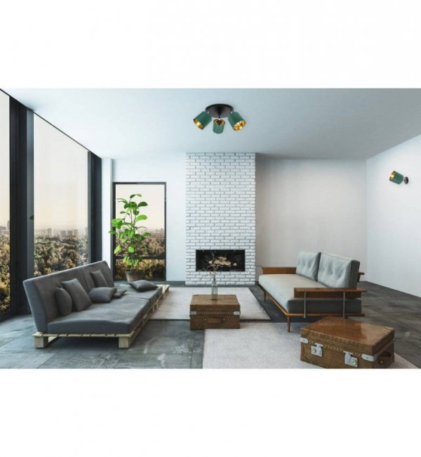 Kinkiet z abażurem - GAMA 2125KP/Z LIGHT HOME