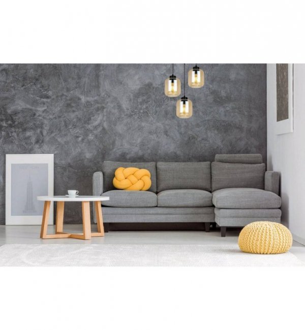 Lampa wisząca ze szklanymi kloszami - NOVALJA 2395/3OW LIGHT HOME