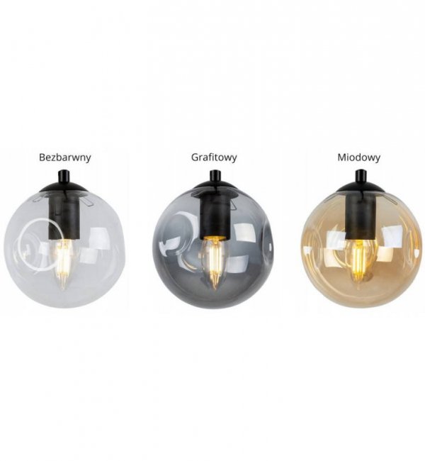 LAMPA WISZĄCA KULA SZKLANA KOLORY  MONAKO HOME