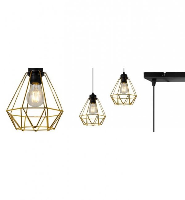 Lampa LOFT  - NUVOLA GOLD 2034/2 LIGHT HOME