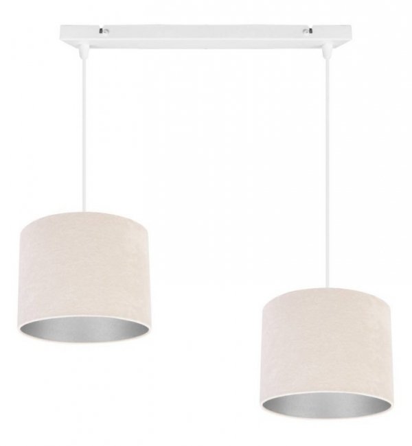 Lampa abażur materiałowa - MEDIOLAN 2360/2L/C LIGHT HOME