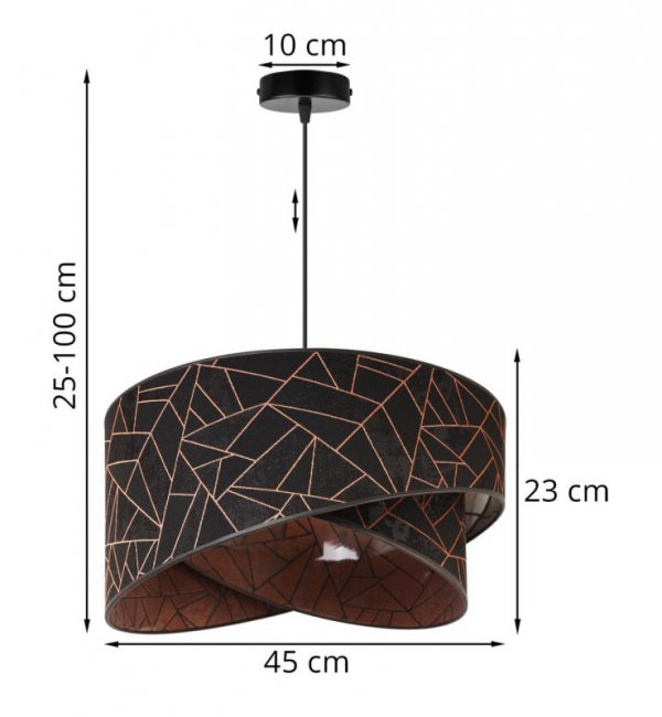 Lampa wisząca z abażurami - WERONA 2406/1 LIGHT HOME