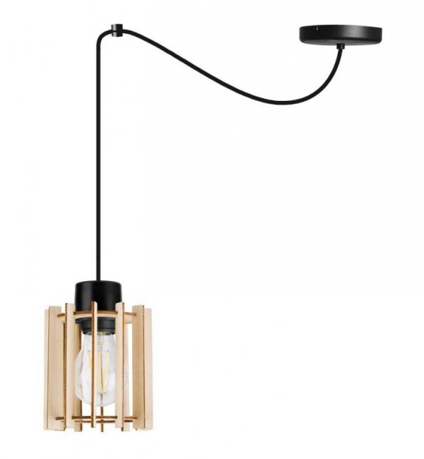 Zwis wiszący pojedynczy dekoracyjny - SPIDER TIMBER 2357/1 LIGHT HOME