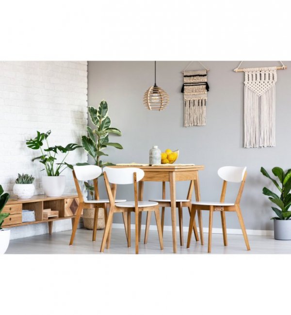 Lampa wisząca na podsufitce 6 cm z drewnianym, ażurowym kloszem 21 cm w kształcie kuli, E27 LIGHT HOME