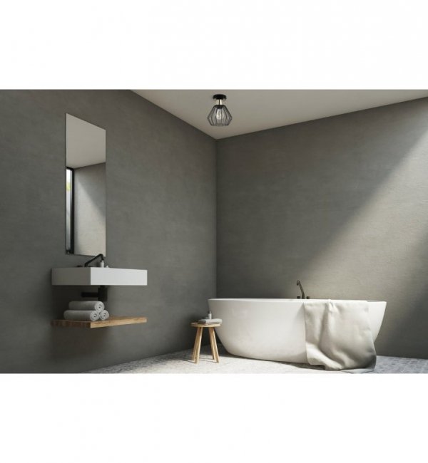 Kinkiet typu spot, czarny klosz druciany metalowy 18 cm, złote wykończenie, E27 LIGHT HOME