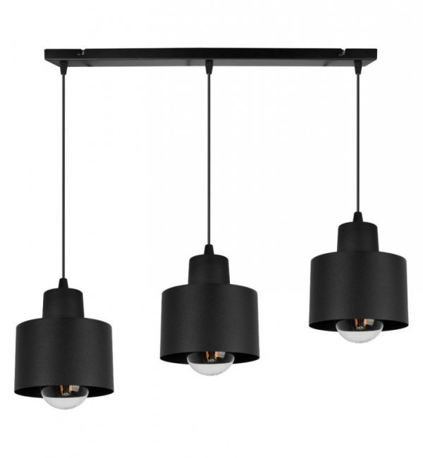 Lampa wisząca loft, PANTA, metalowe klosze, 3 źródła światła, E27, regulacja LIGHT HOME