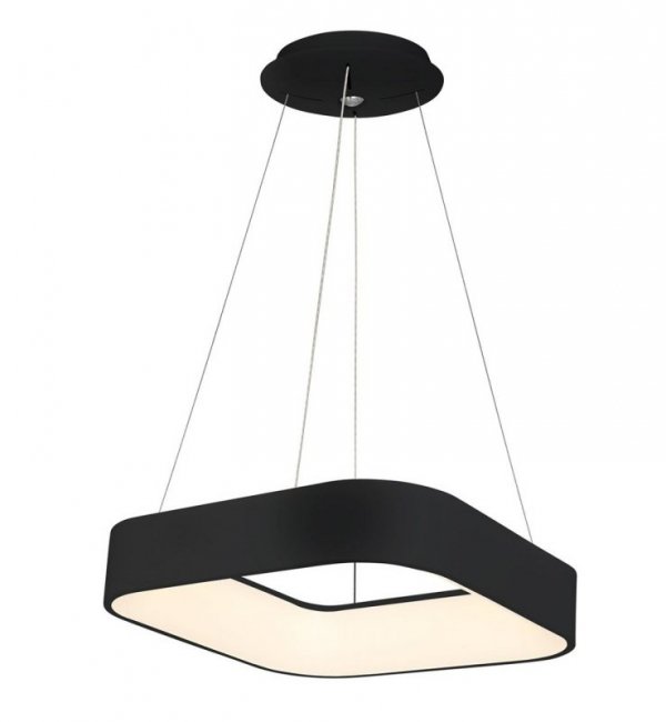 Nowoczesna wisząca lampa ASTRO, LED, regulowana, czarna LIGHT HOME