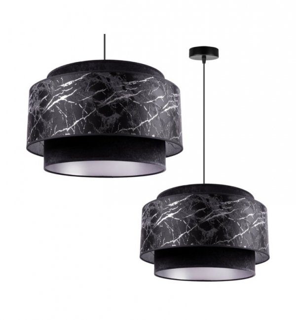Lampa Sufitowa Wisząca Żyrandol z Nowoczesnym Dużym Abażurem WERONA E27 LIGHT HOME