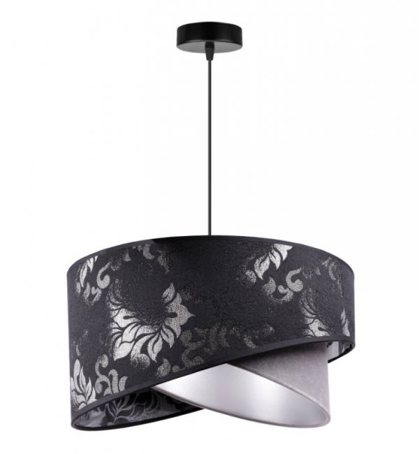 Lampa Wisząca z Abażurem Żyrandol w Stylu Glamour E27 WERONA LIGHT HOME