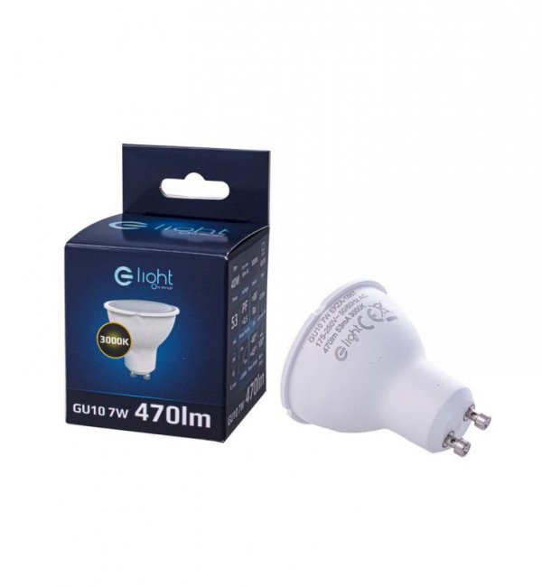 Żarówka LED GU10, Halogenowa, 6,5W, Ciepła