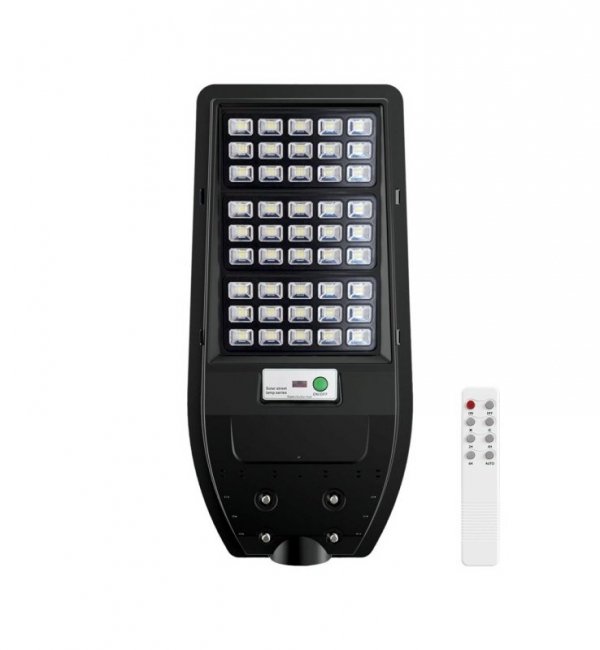 Lampa uliczna VIA, solarna, ogrodowa, latarnia LED, czujnik zmierzchowo-ruchowy