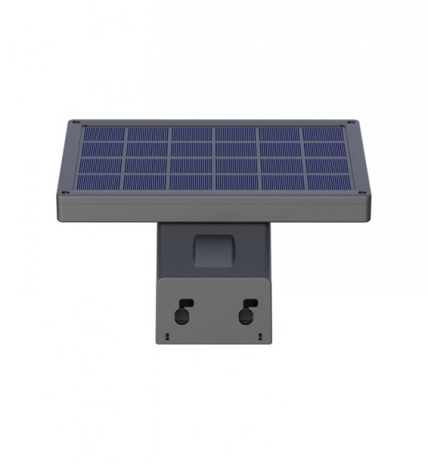 Lampa solarna MILO, elewacyjna, ogrodowa, naświetlacz LED, czujnik zmierzchowo-ruchowy
