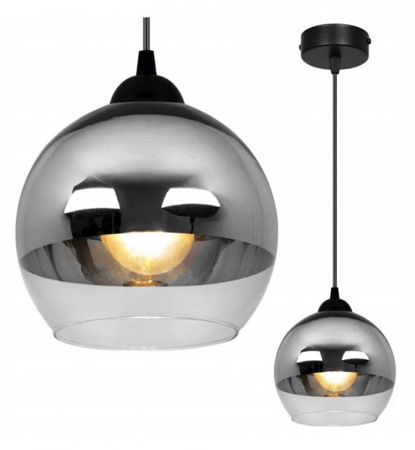 OUTLET -10% Nowoczesna Lampa Wisząca Kula z Regulacją