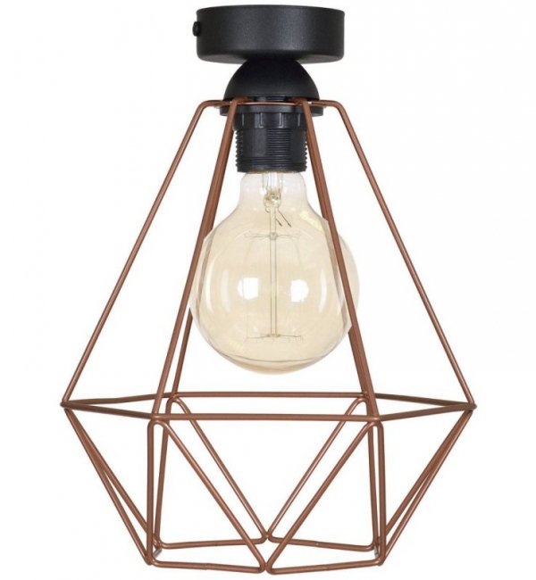 Lampa 1-płomienna LOFT Industrialna - FUSION 1546/1 PLAFON LIGHT HOME