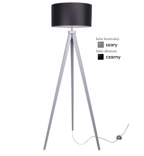 Lampa abażur materiałowa - Tripod 1975/LS