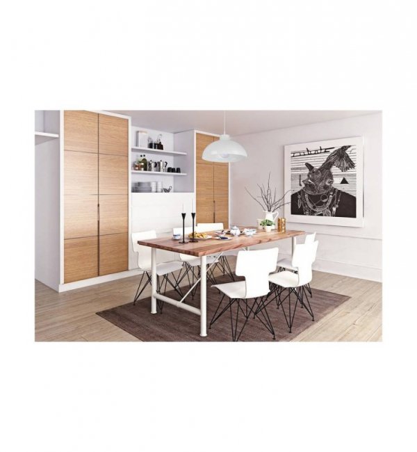 LAMPA WISZĄCA DO KUCHNI SZARA BIAŁA METALOWA  LIGHT HOME