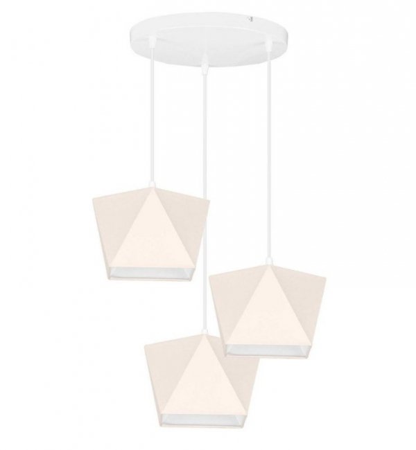 Lampa wisząca z abażurami - DIAMOND 1500/3/OW LIGHT HOME
