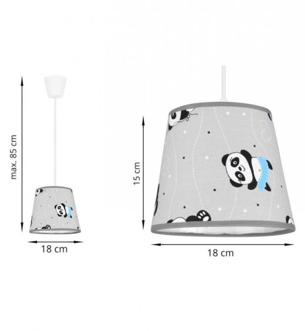 Lampa wisząca dziecięca - Cone 2045/1 LIGHT HOME