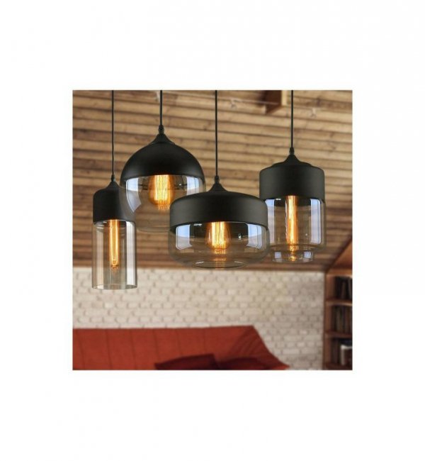Lampa wisząca ze szklanymi kloszami - OSLO 2230/1/M LIGHT HOME