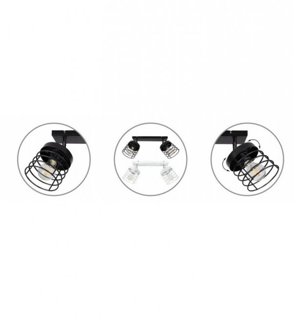 Lampa kinkiet LOFT  - RASTI 2206/2 LIGHT HOME