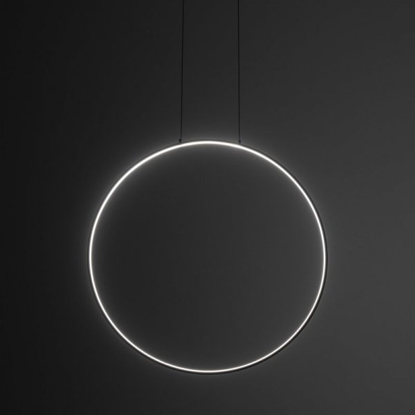 NOWODVORSKI 10811 CIRCOLO LED M LAMPA WISZĄCA RING CZARNY KOŁO OBRĘCZ
