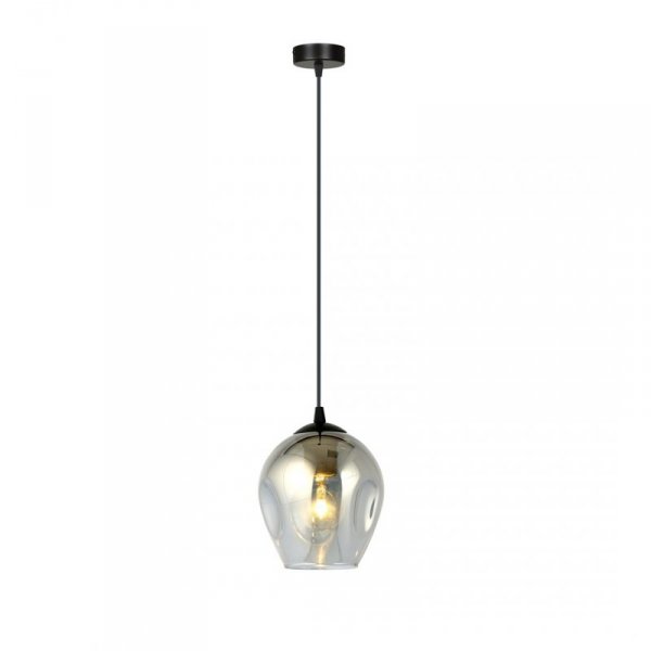 LAMPA WISZĄCA CZARNA NAD STÓŁ DO KUCHNI JADALNI SALONU EMIBIG ISTAR 1 BL GRAFIT