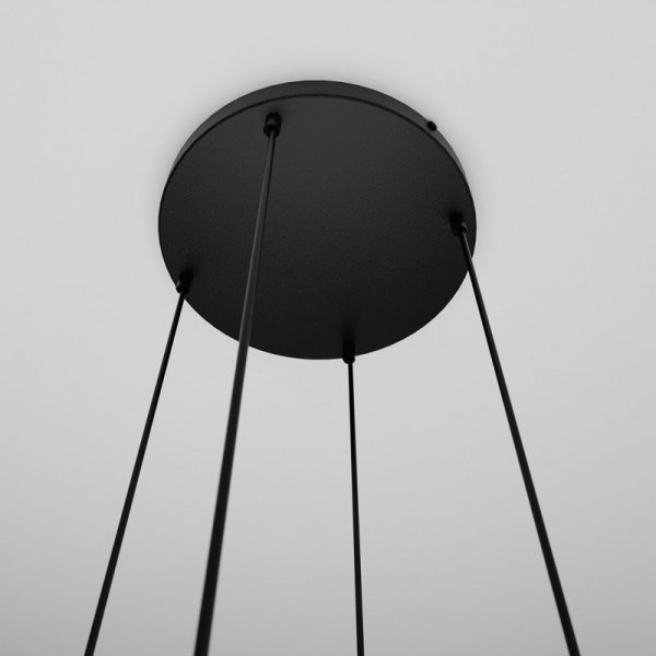 LAMPA WISZĄCA CZARNA NAD STÓŁ DO KUCHNI JADALNI SALONU EMIBIG ISTAR 4 BL PREMIUM MIX