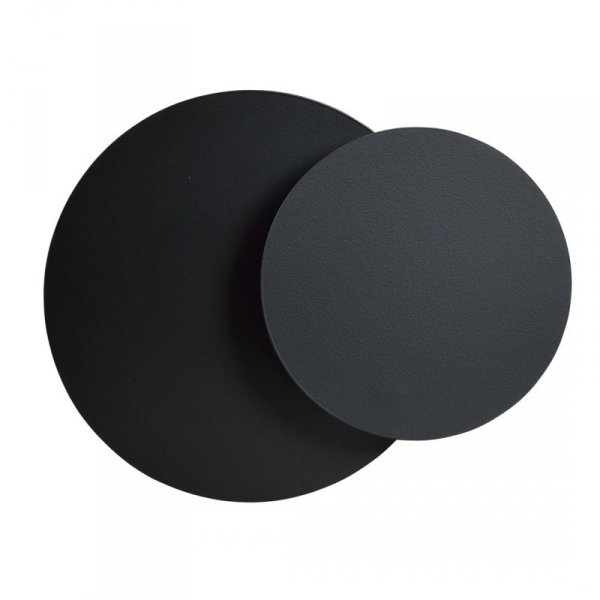 KINKIET DEKORACYJNY KOŁA LED NOWOCZESNY EMIBIG CIRCLE 1C BLACK