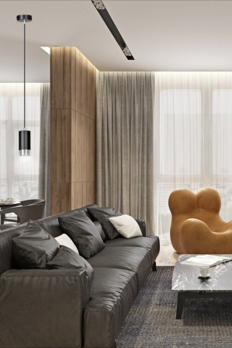 LAMPA WISZĄCA TUBA NAD STÓŁ DO KUCHNI JADALNI EMIBIG FUMIKO 1 BL/CHROME