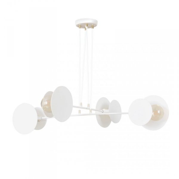LAMPA WISZĄCA NOWOCZESNA DO SALONU POKOJU EMIBIG IDEA 4 WHITE
