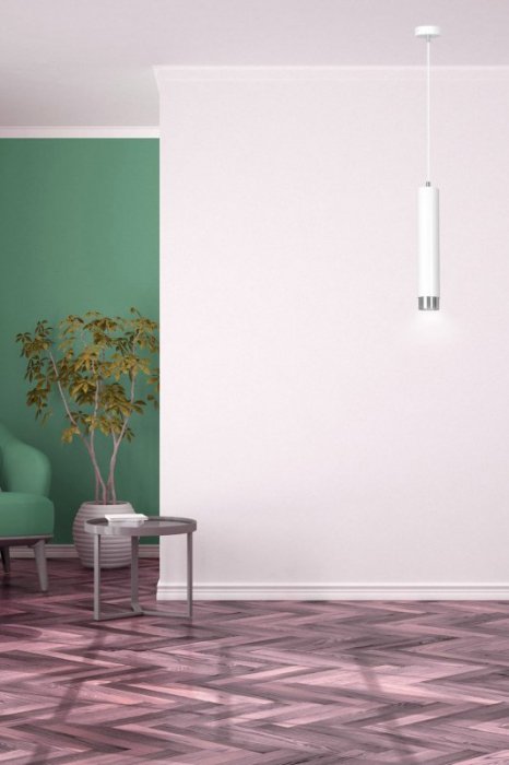 LAMPA WISZĄCA NAD STÓŁ DO KUCHNI JADALNI TUBA EMIBIG KIBO 1 WH/CHROME