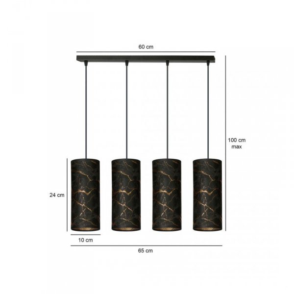 EMIBIG KARLI 4 BL MARBEL BLACK