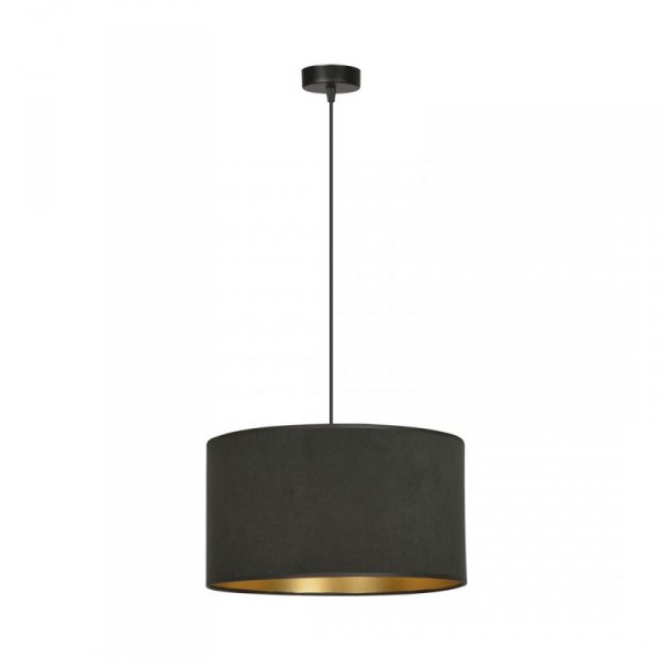 LAMPA CZARNA Z CZARNYM ABAŻUREM EMIBIG HILDE 1 BL BLACK